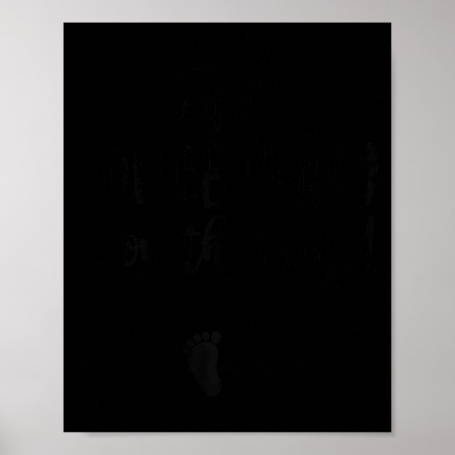 Poster Womens Easter Pregnancy Announcemen Somebunny Is O (Frente)