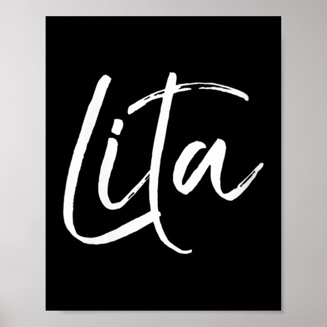 Poster Womens Grandma Gift In Spanish Abuelita New Abuela (Frente)