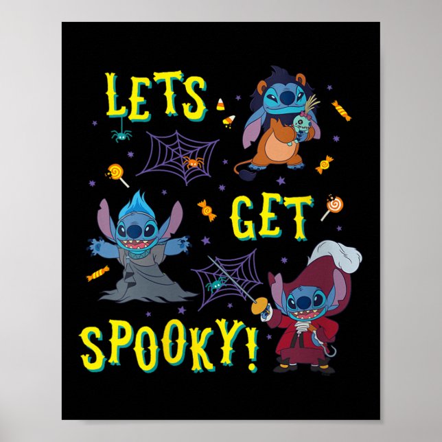 Poster Womens Halloween Let's Get Soky! Villain Costumes  (Frente)
