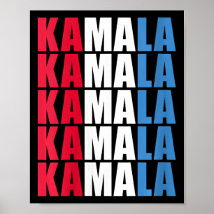 Poster Womens Kamala 2024 Para O Presidente Kamala Harris