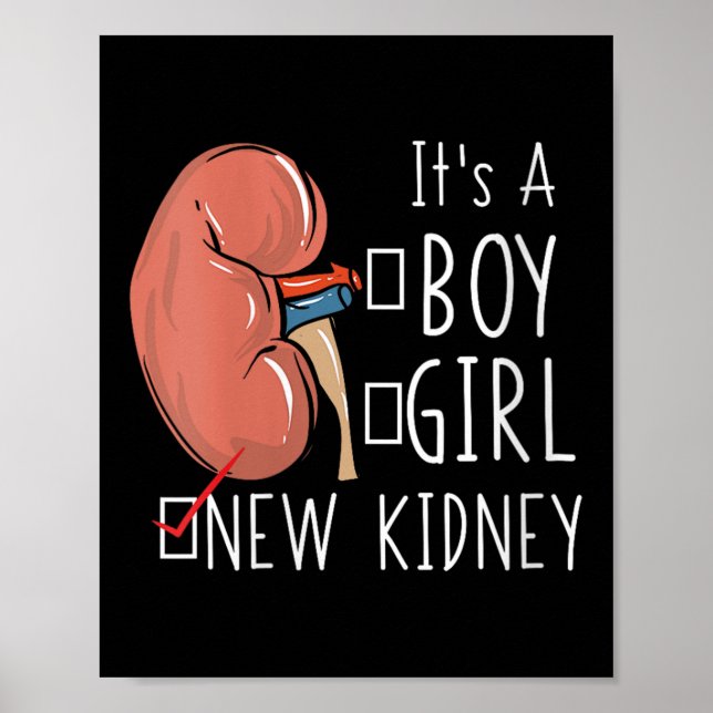 Poster Womens Kidney Transplant Surgery Recovery Quote It (Frente)
