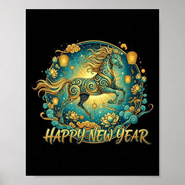 Poster Womens Lunar New Year Happy Chinese New Year Of Th (Frente)