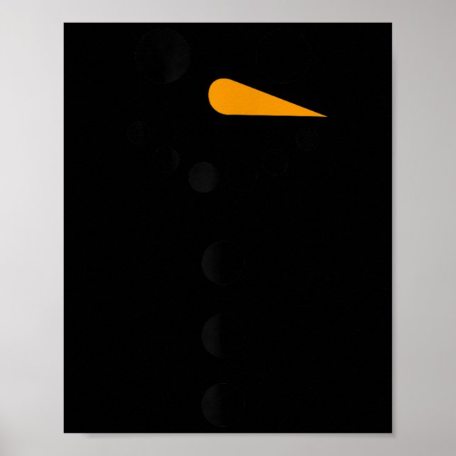 Poster Womens Snowman Pregnancy Cute Pregnant Women Chris (Frente)