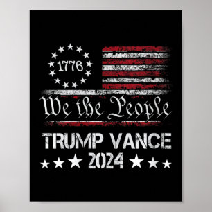 Poster Womens Trump Vance 2024 Presidente Trump Supporter