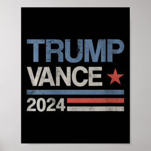 Poster Womens Trump Vance 2024 Presidente Trump Supporter