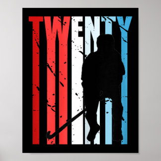 Poster Womens Womens Field Hockey 48th Birthday Player Te