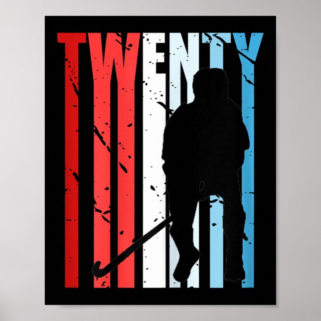 Poster Womens Womens Field Hockey 48th Birthday Player Te (Frente)