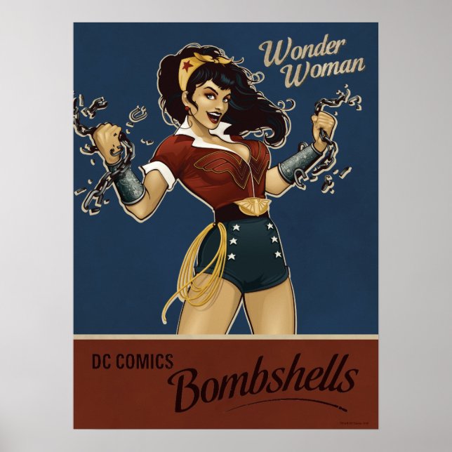 Pôster Wonder Woman Bombshell (Frente)