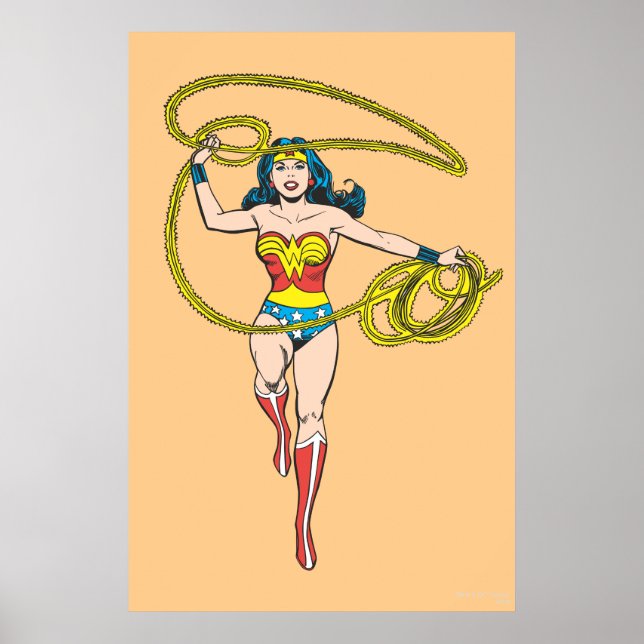 Pôster Wonder Woman Lasso over Head (Frente)