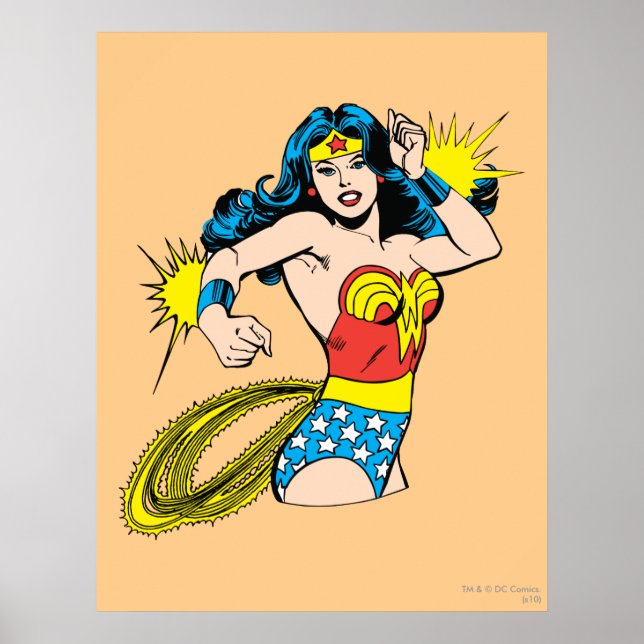 Poster Wonder Woman Twist with Glowing Cuffs (Frente)