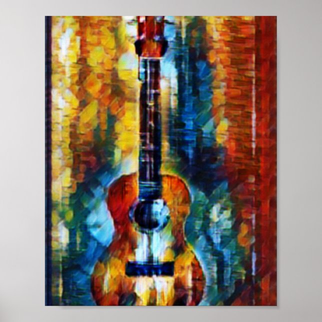 Poster Wonderful Bass Guitar (Frente)