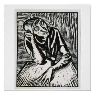 Pôster Woodcut medieval