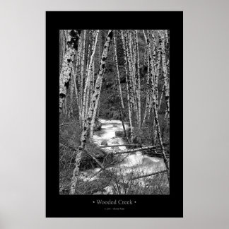 Poster Wooded Creek