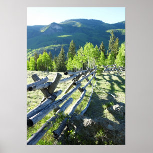 Poster Wooden Fenceline