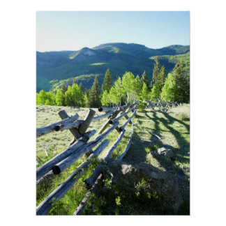 Pôster Wooden Fenceline