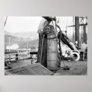 Pôster Wooden Maiden, dispositivo de tortura: 1910