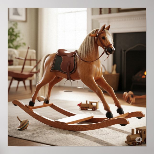 Poster Wooden Rocking Horse (Frente)