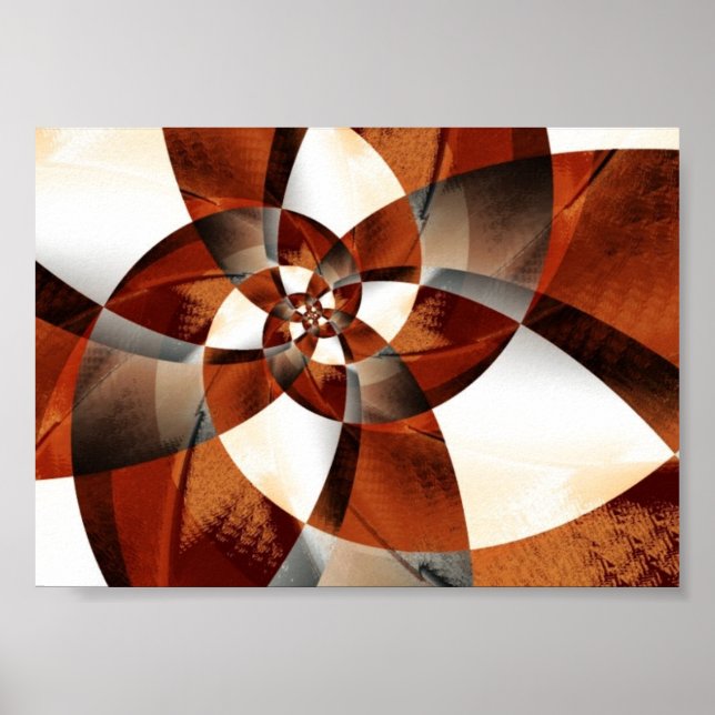 Poster Wooden Spiral (Frente)