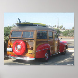 Poster Woodie Wagon