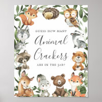 Woodland Baby Adivinha Quantas Bolachas De Animais
