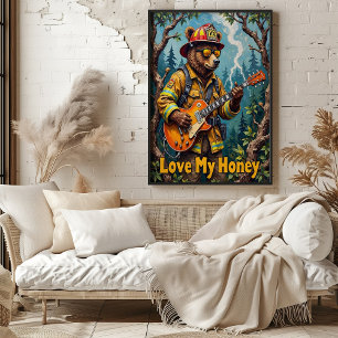 Poster Woodland Serenade: As Notas Altas do Urso