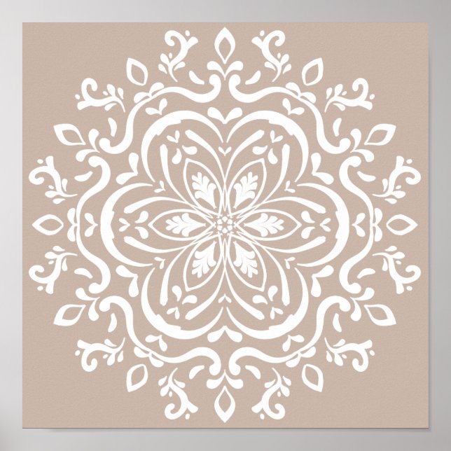 Pôster Wool Mandala (Frente)