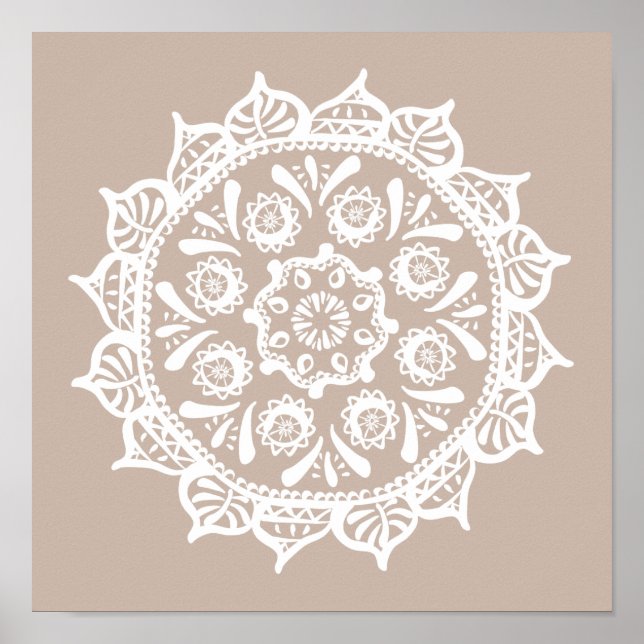 Pôster Wool Mandala (Frente)