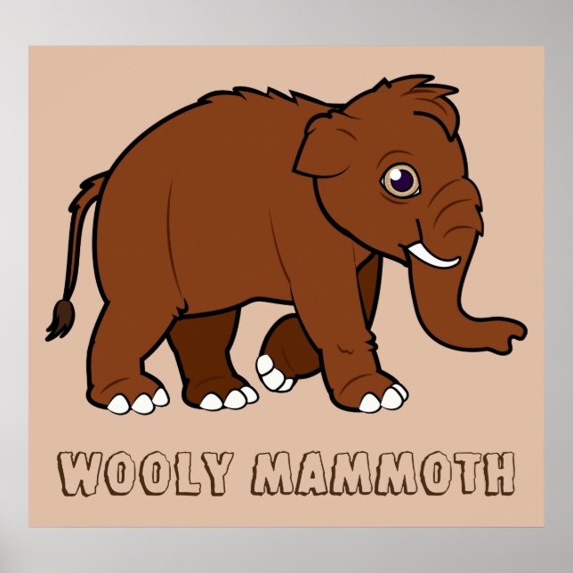 Poster Wooly Mammoth (Frente)