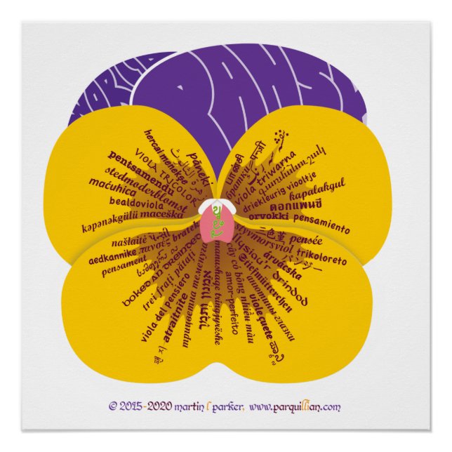 Pôster Wor(l)d Poster de Pansy (Frente)