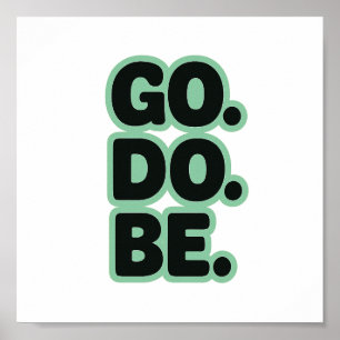 Poster Word, Motivational, Retro