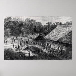 Poster Workers on a Coffee Plantation