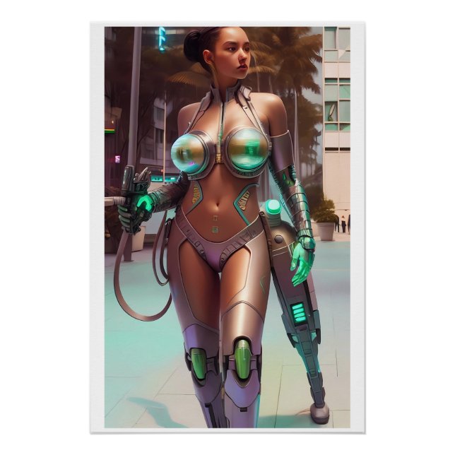 Pôster Working with Her Training Leg (Frente)