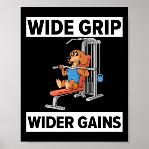 Poster Workout de Malhação de Construção de Bodybuilding 