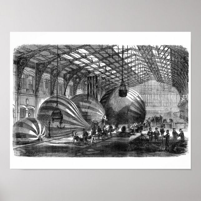 Poster Workshop for the Manufacture of Mail Balloons (Frente)