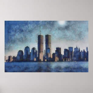 Poster World Trade Center nos Pastels
