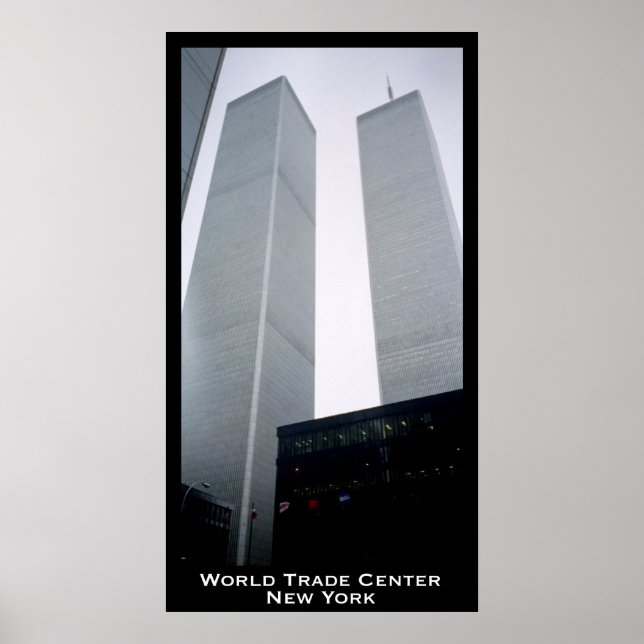 Pôster World Trade Center, Torres Gêmeas, Nova Iorque (Frente)