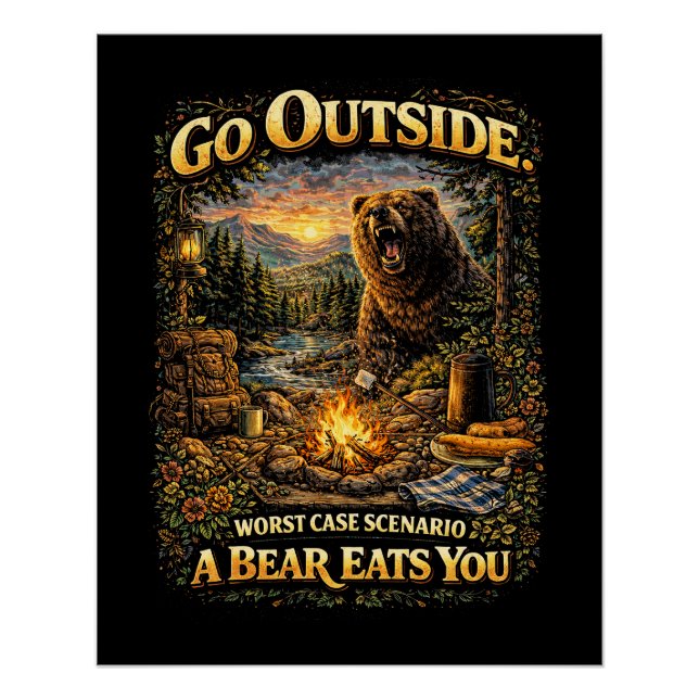 Pôster Worst Case Wilderness (Frente)