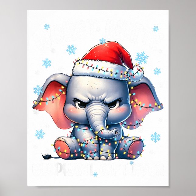 Poster Worst White Elephant Ever Christmas Xmas Under 15  (Frente)