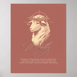 Poster Worthy, Christian faith Scripture wall art