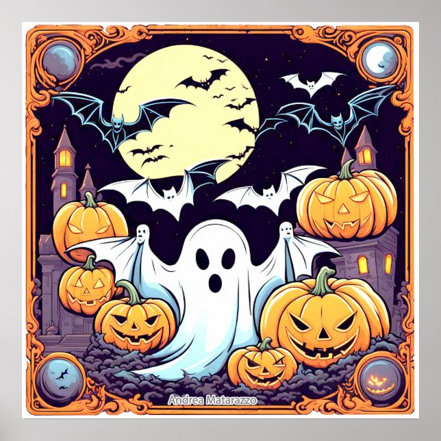 Poster Wow Halloween Thrill (Frente)