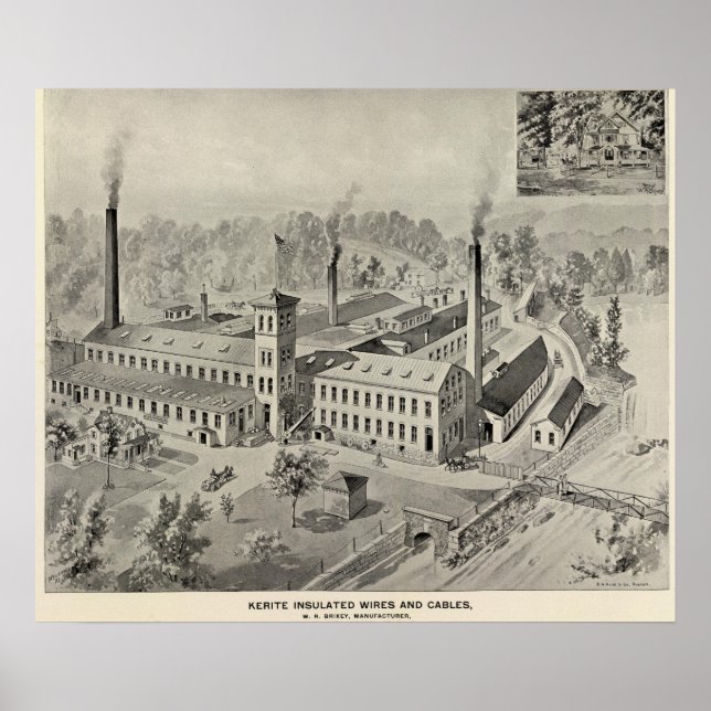 Pôster WR Brixey, fabricante (Frente)