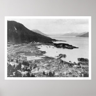 Pôster Wrangell, Alaska Panorama 1914