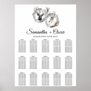 Poster Wreath Silver, Verniz
