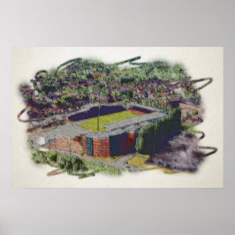 Poster Wrexham AFC, Racecourse Ground