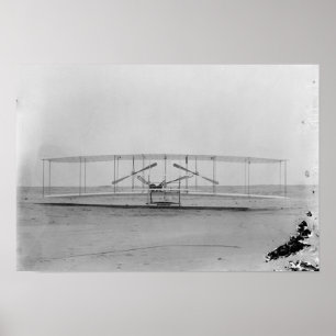 Poster Wright Brothers 1903 Machine (vista frontal)