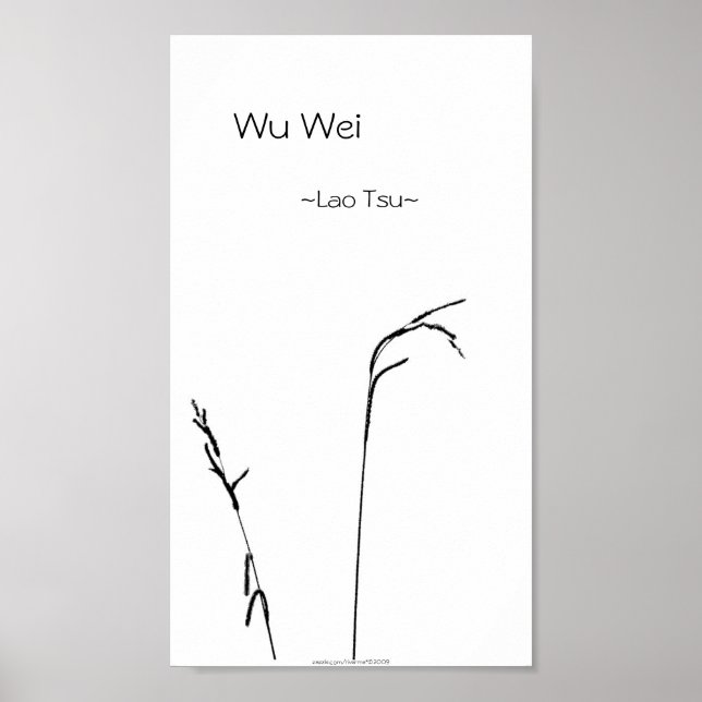 Pôster Wu Wei (Frente)