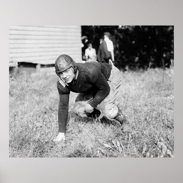 Pôster WV Wesleyan Football, 1919 (Frente)