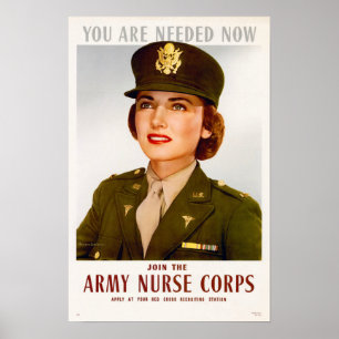 Poster WWII Join the Army Nurse Corps