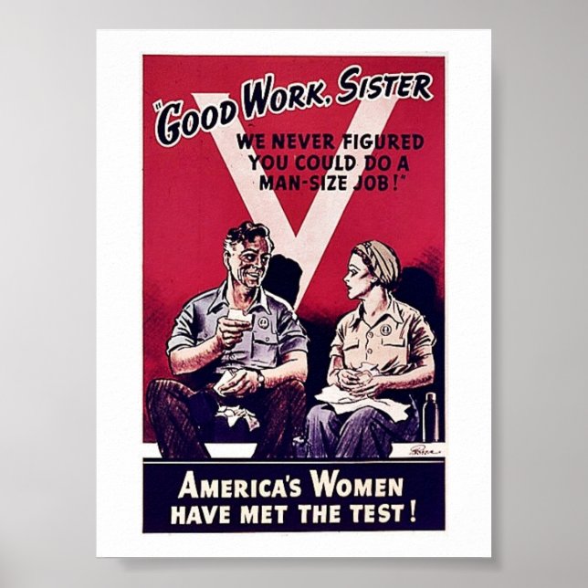 Poster Wwii Women (Frente)