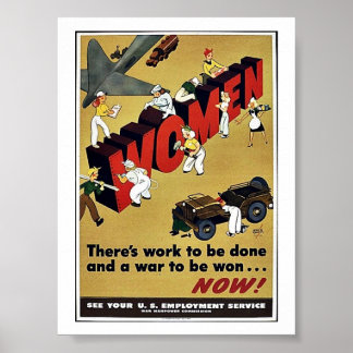 Pôster Wwii Women